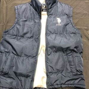 U.S. Polo Assn. Navy Blue Puffer Vest